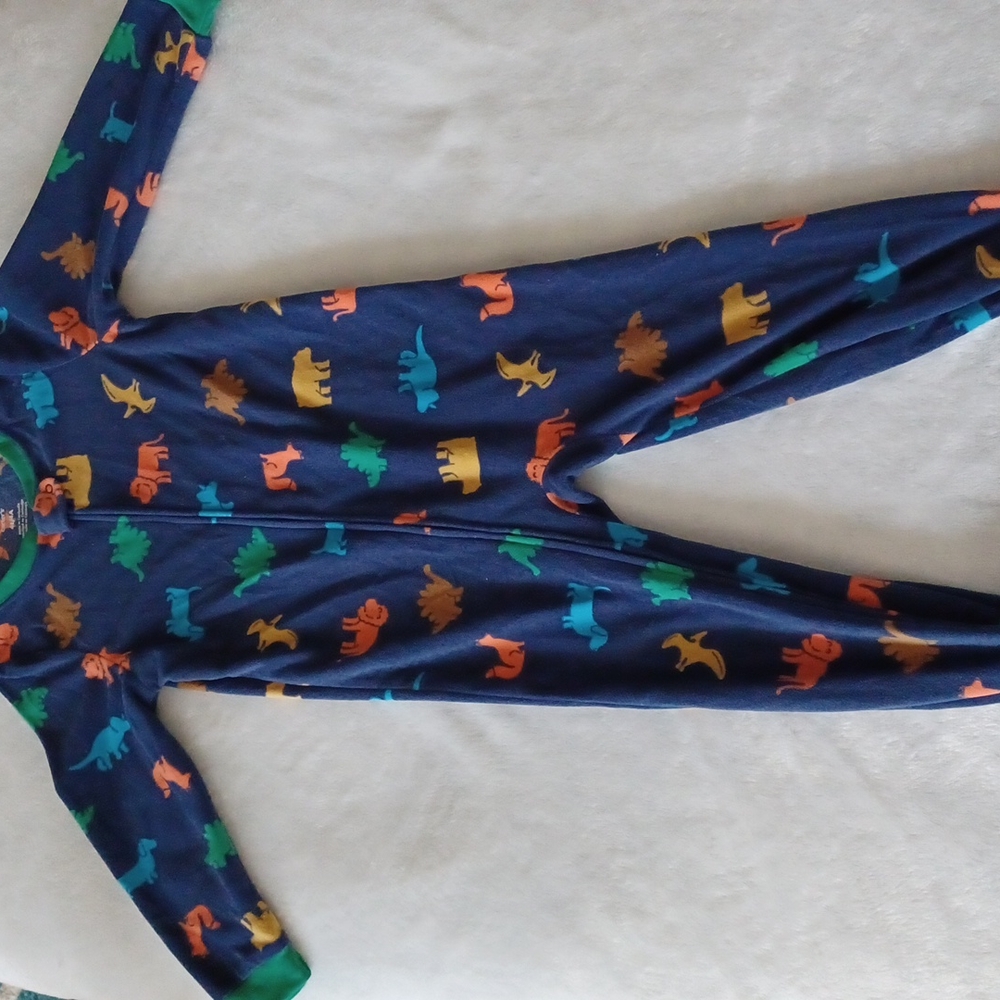 Kids dinosaur printed cotton onesie size 4T